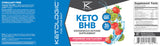 Ketologic en entorno saludable con agua y fruta, sugiere energía y conveniencia