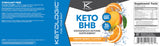 Ketologic etiqueta con información nutricional y garantía de calidad