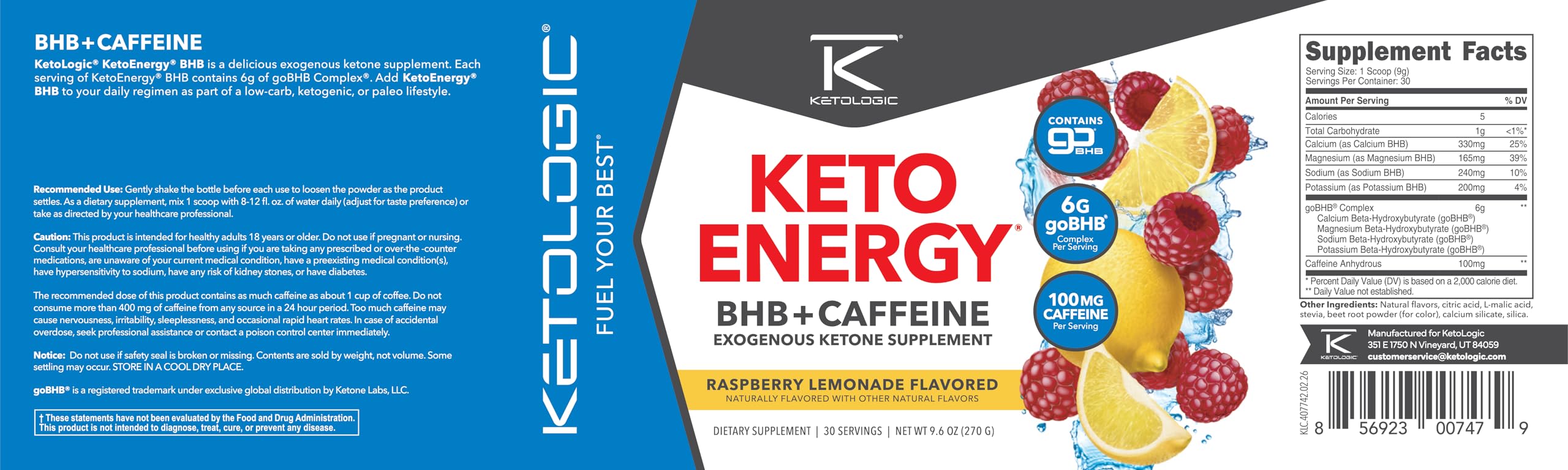 Ketologic producto en manos de deportista antes de entrenar