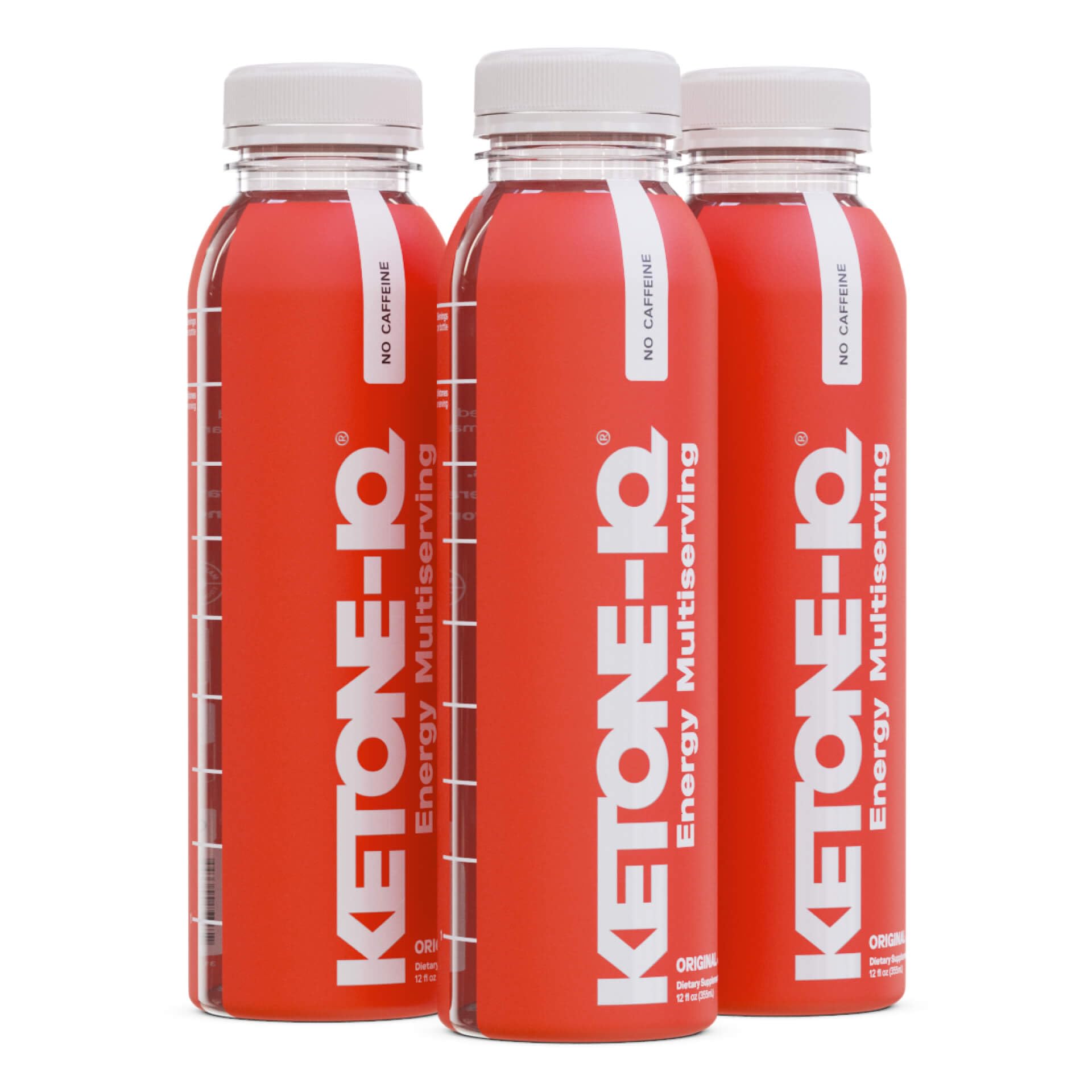 Ketone-IQ frasco delantero mostrando etiqueta y beneficio de enfoque