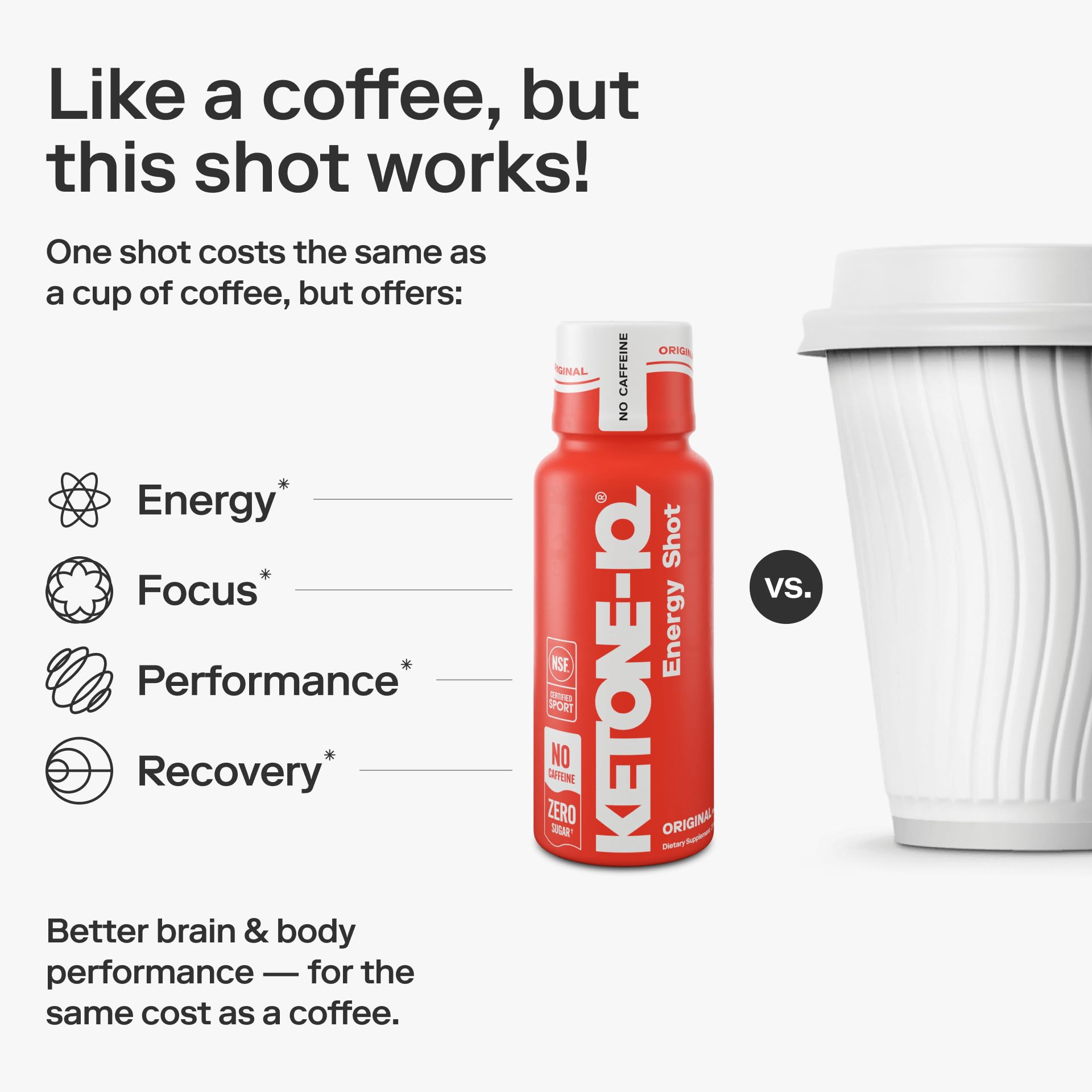 Ketone Iq caja de 24 shots mostrando presentación para almacenar