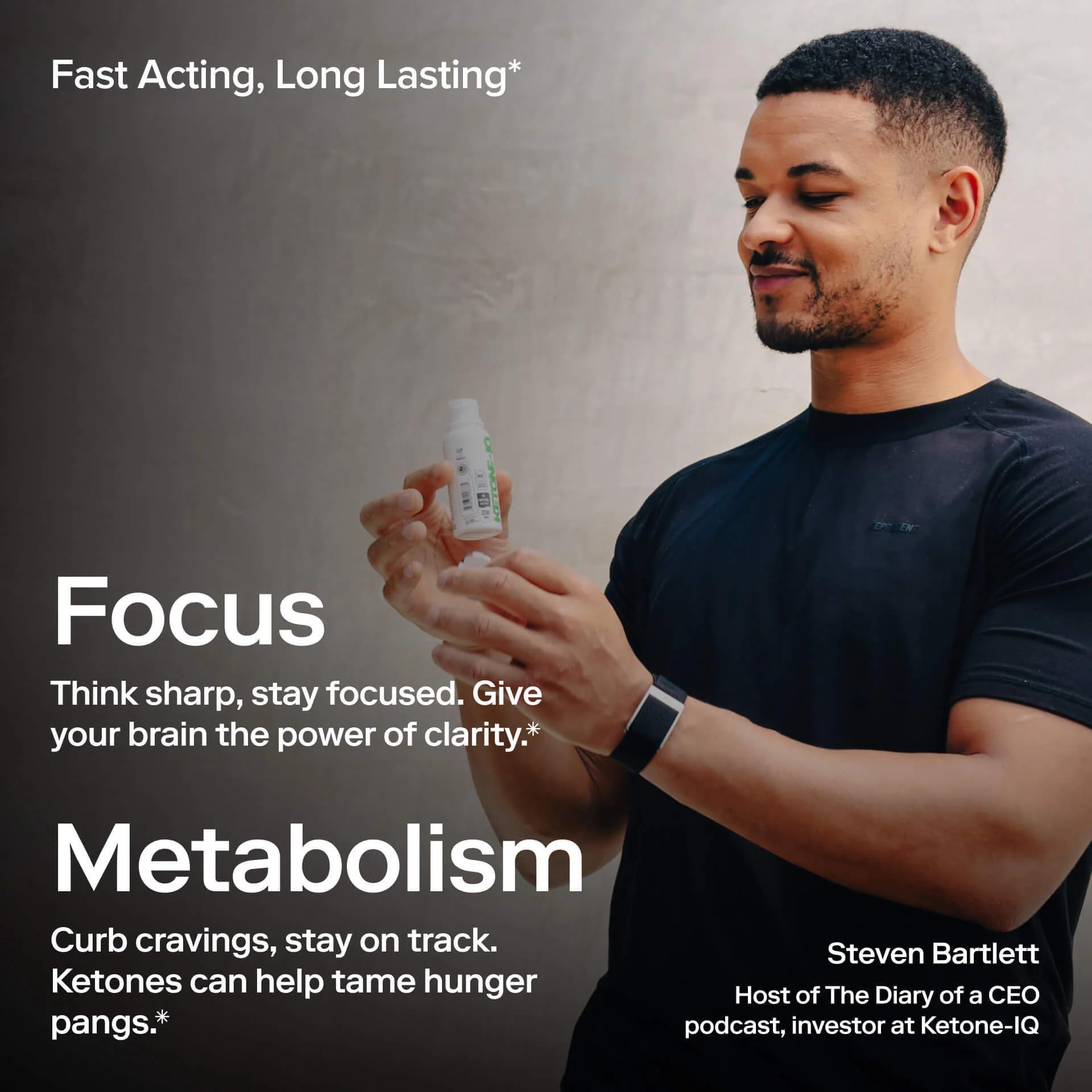 Ketone Iq shot abierto mostrando contenido listo para consumo rápido