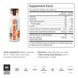 Ketone-IQ persona tomando shot antes de entrenar, energía sostenida