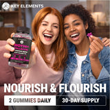 Key Elements etiqueta con ingredientes para leer composición clara