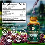 Key Elements etiqueta de ingredientes legible mostrando magnesio, ashwagandha y D3