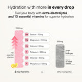 KEY NUTRIENTS botella deportiva en uso tras entrenamiento para reposición