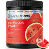 KEY NUTRIENTS envase frontal sabor sandía mostrando beneficios de hidratación