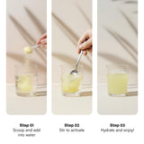 KEY NUTRIENTS lata junto a persona activa en exterior para estilo de vida saludable
