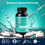 KEY NUTRIENTS etiqueta de ingredientes resaltando seis electrolitos clave
