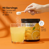 KEY NUTRIENTS etiqueta nutricional detallando electrolitos y vitaminas