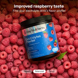 KEY NUTRIENTS bebida preparada blue raspberry lista para beber beneficios hidratación