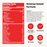 KEY NUTRIENTS primer plano del polvo para ver textura fina y solubilidad