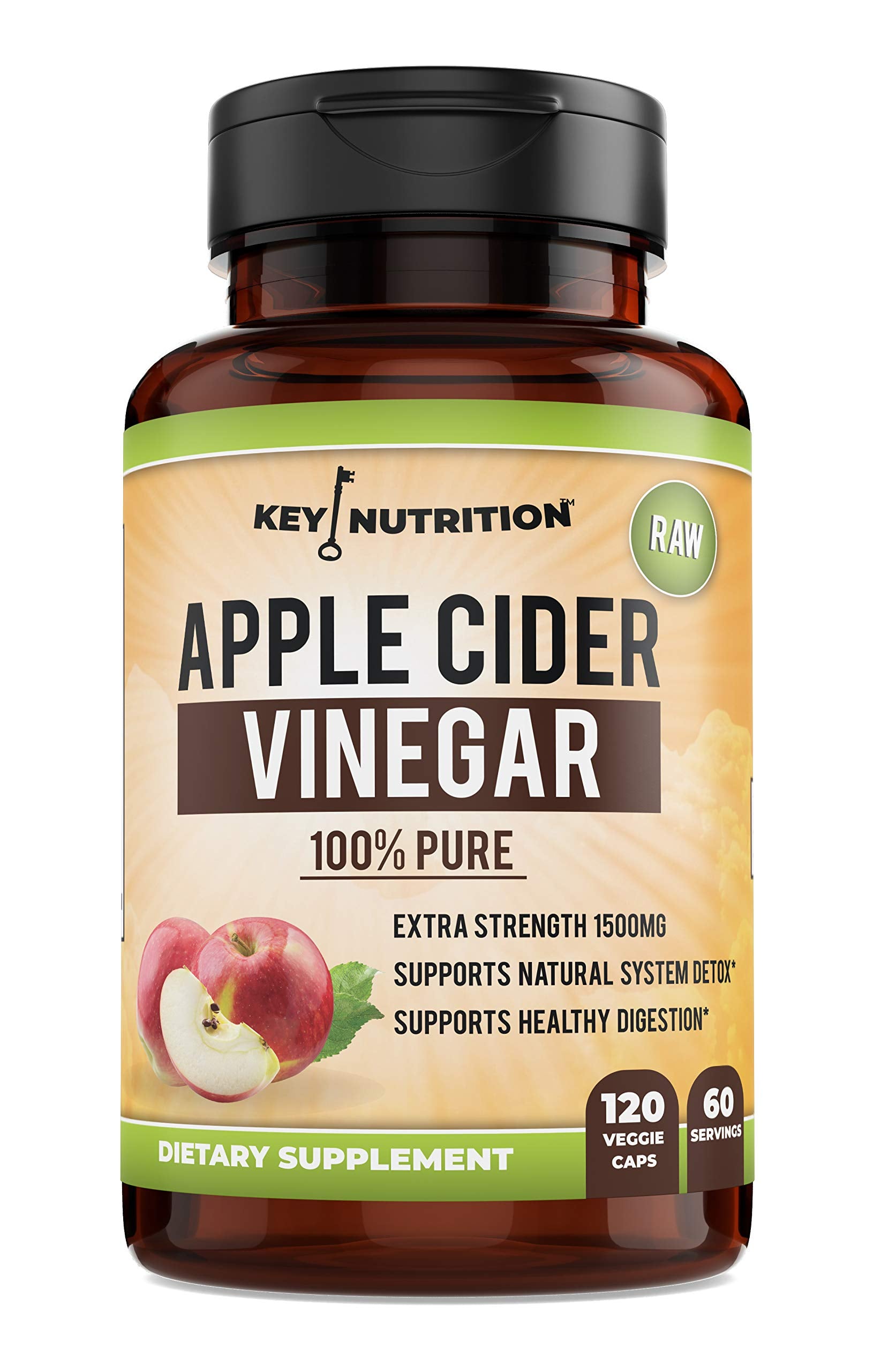 Key Nutrition envase frontal mostrando fórmula orgánica y beneficio de digestión