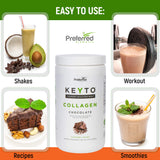 Preferred Elements KEYTO ingredientes naturales y ganado alimentado con pasto visibles
