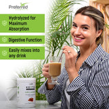 Preferred Elements KEYTO cuchara medidora con porción del polvo mostrando control de dosis conveniente
