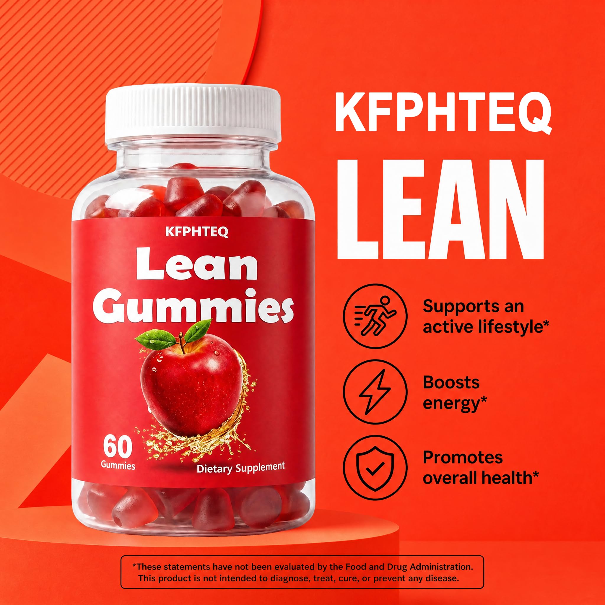 KFPHTEQ gomita en mano lista para consumir, facilita la adhesión diaria a la rutina