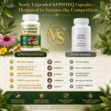 KFPHTEQ etiqueta nutricional clara para lectura rápida de ingredientes