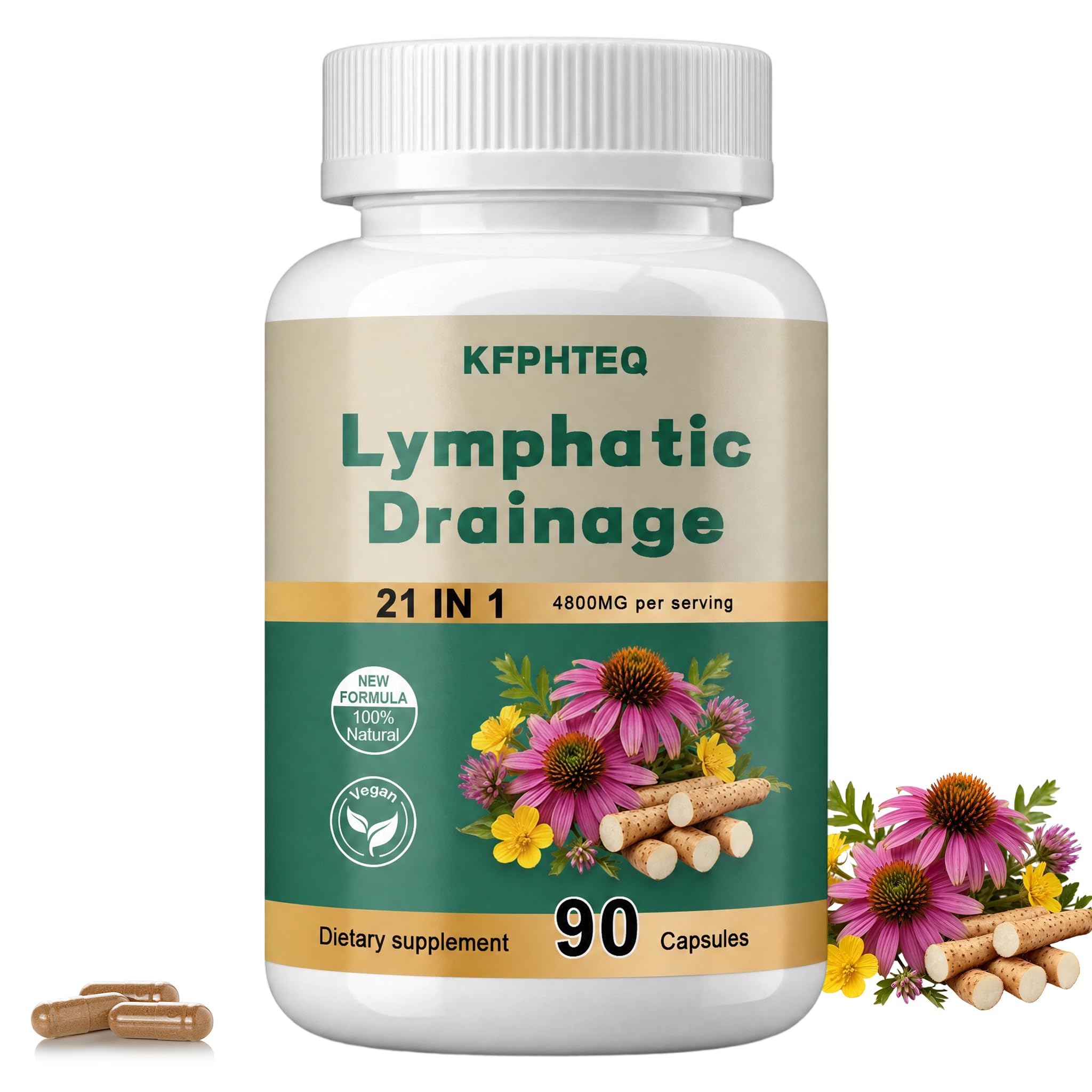 KFPHTEQ frente del envase mostrando etiqueta y beneficios