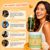 Kiala Nutrition cucharada con polvo para medir la porción exacta de 1 scoop