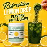 Kiala Nutrition cucharada con porción lista para mezclar rápidamente