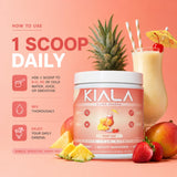 Kiala Nutrition etiqueta nutricional y lista de ingredientes clara y legible