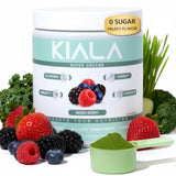 Kiala Nutrition envase frontal mostrando 30 porciones y sabor Mixed Berry