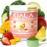 Kiala Nutrition envase frontal mostrando el diseño y beneficios visibles