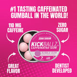 KickBallz sabor canela en primer plano, alternativa cálida y estimulante