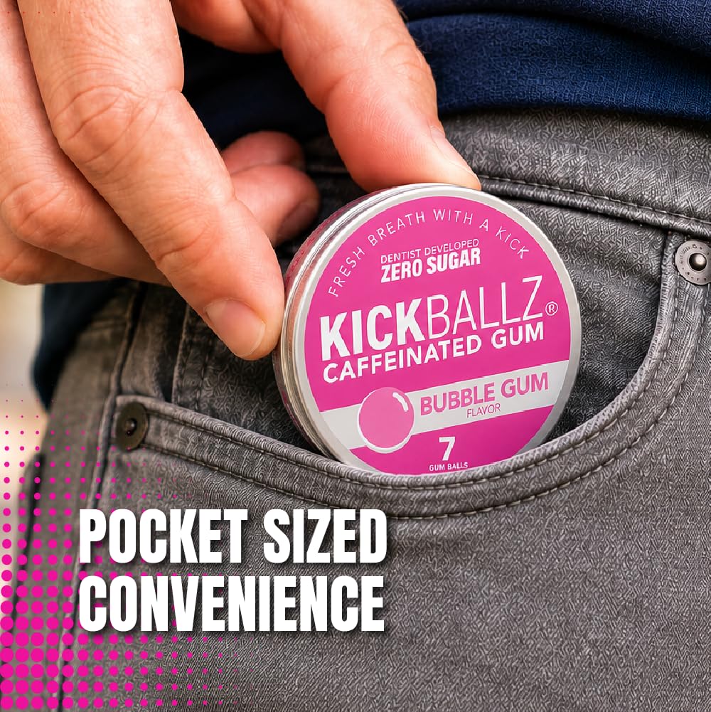 KickBallz latas abiertas con gumballs para energía inmediata