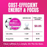 Closeup KickBallz bubblegum resaltando sabor y frescura