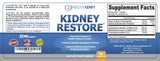 Detalle de cápsulas Kidney Restore destacando textura y calidad