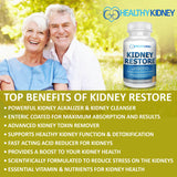 Kidney Restore cápsulas en primer plano mostrando textura y facilidad de ingestión