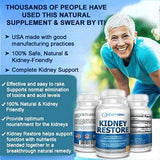 Kidney Restore cápsulas textura clara para fácil ingestión y confianza