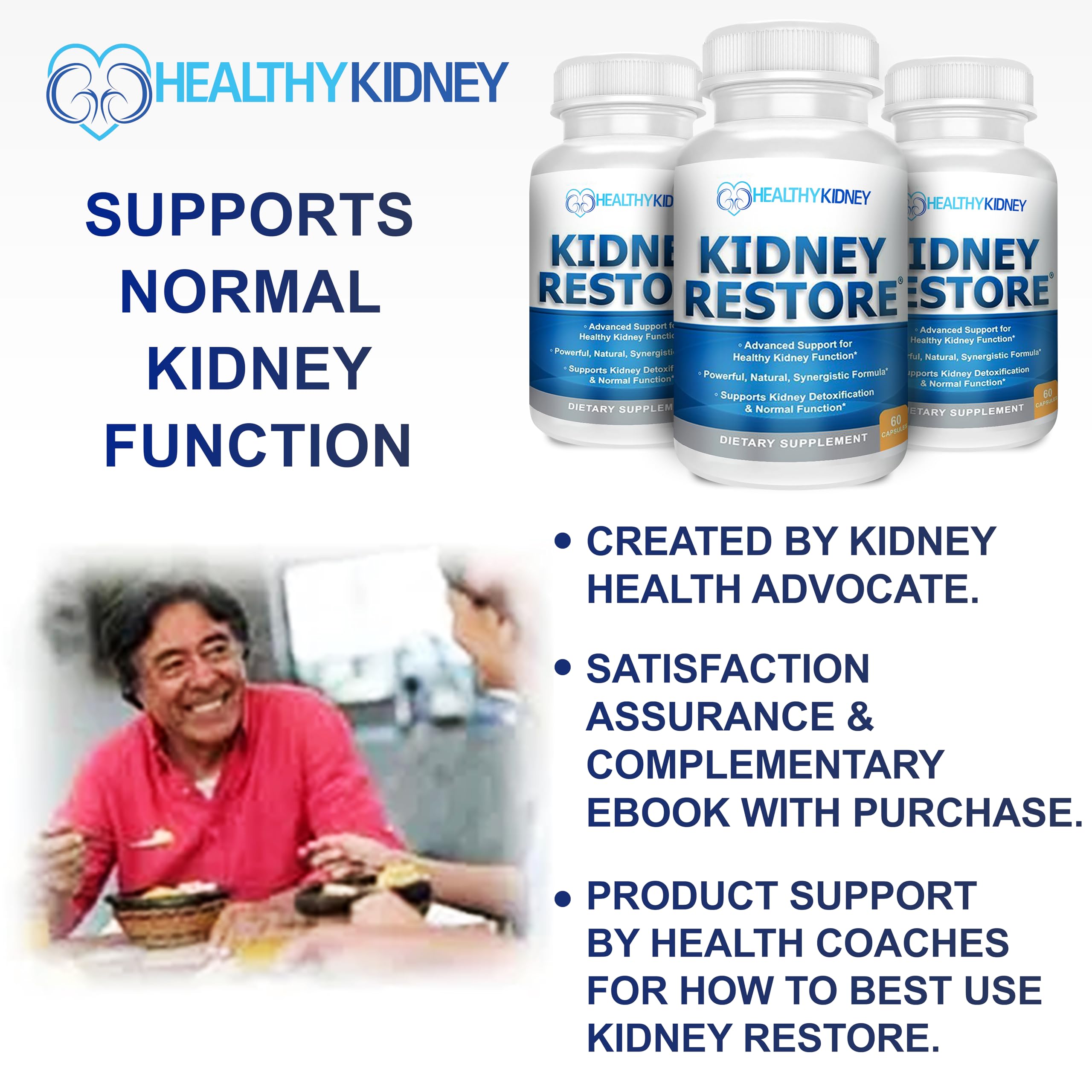 E-book gratuito Kidney Restore en móvil, guía práctica incluida