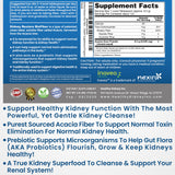 Kidney Restore etiqueta y detalle del envase, información clara y limpia