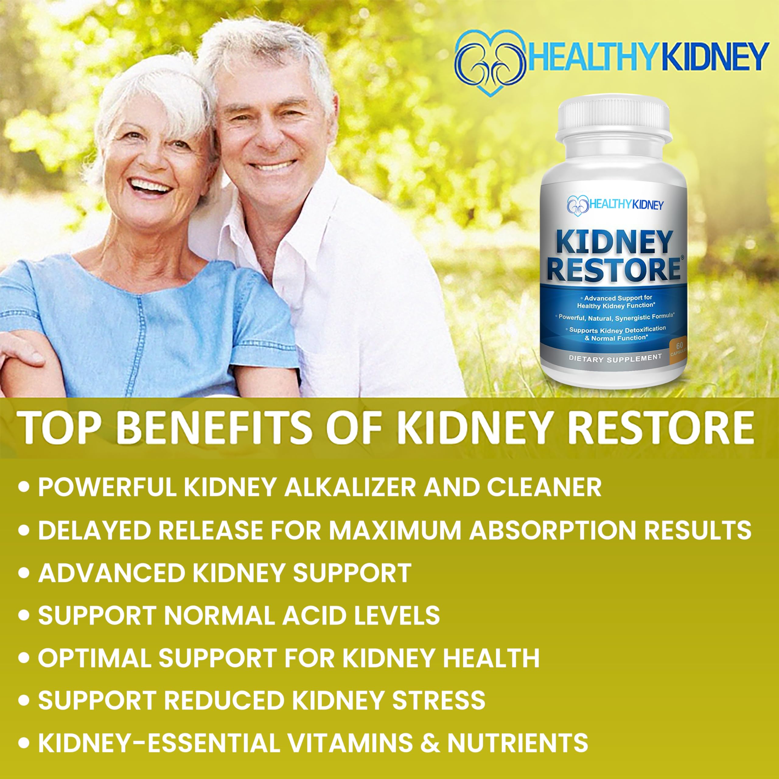 Kidney Restore etiqueta ingredientes con información transparente y confianza