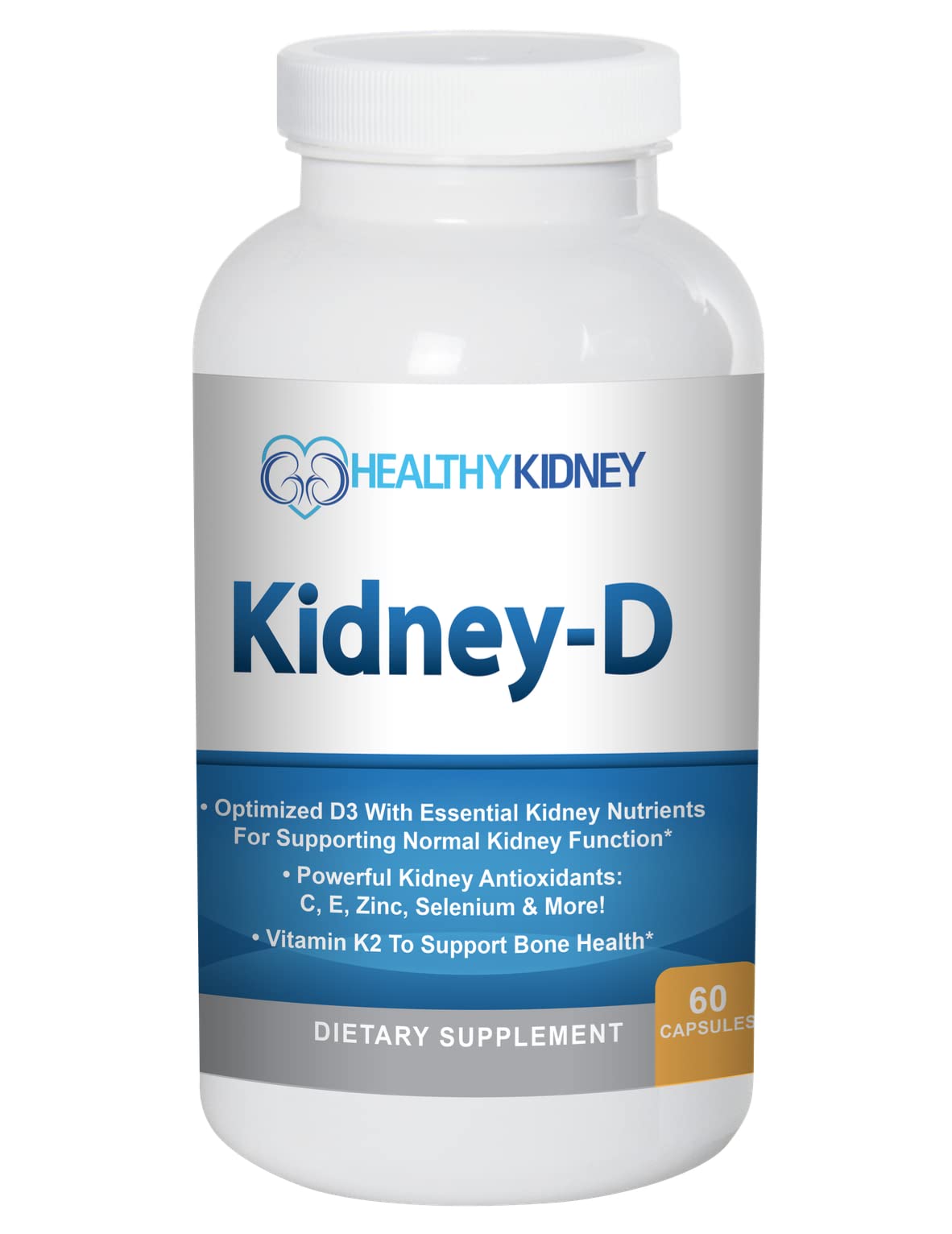 Kidney Restore frontal del paquete mostrando la marca y beneficios principales