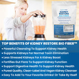 Kidney Restore acacia pura como ingrediente, prebiótico natural visible
