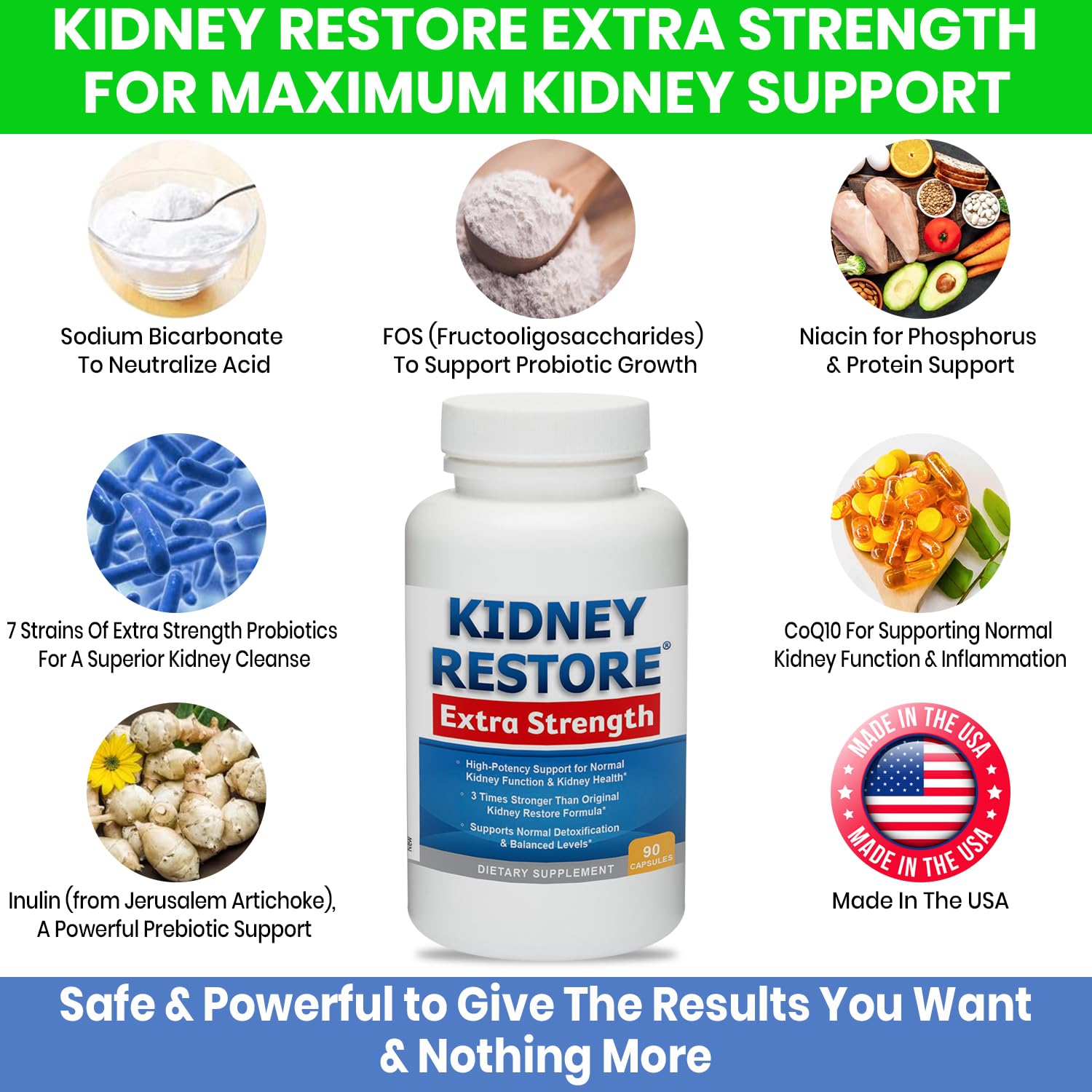 Kidney Restore junto a recetas y consultas recordando verificar con médico