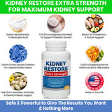 Kidney Restore junto a recetas y consultas recordando verificar con médico