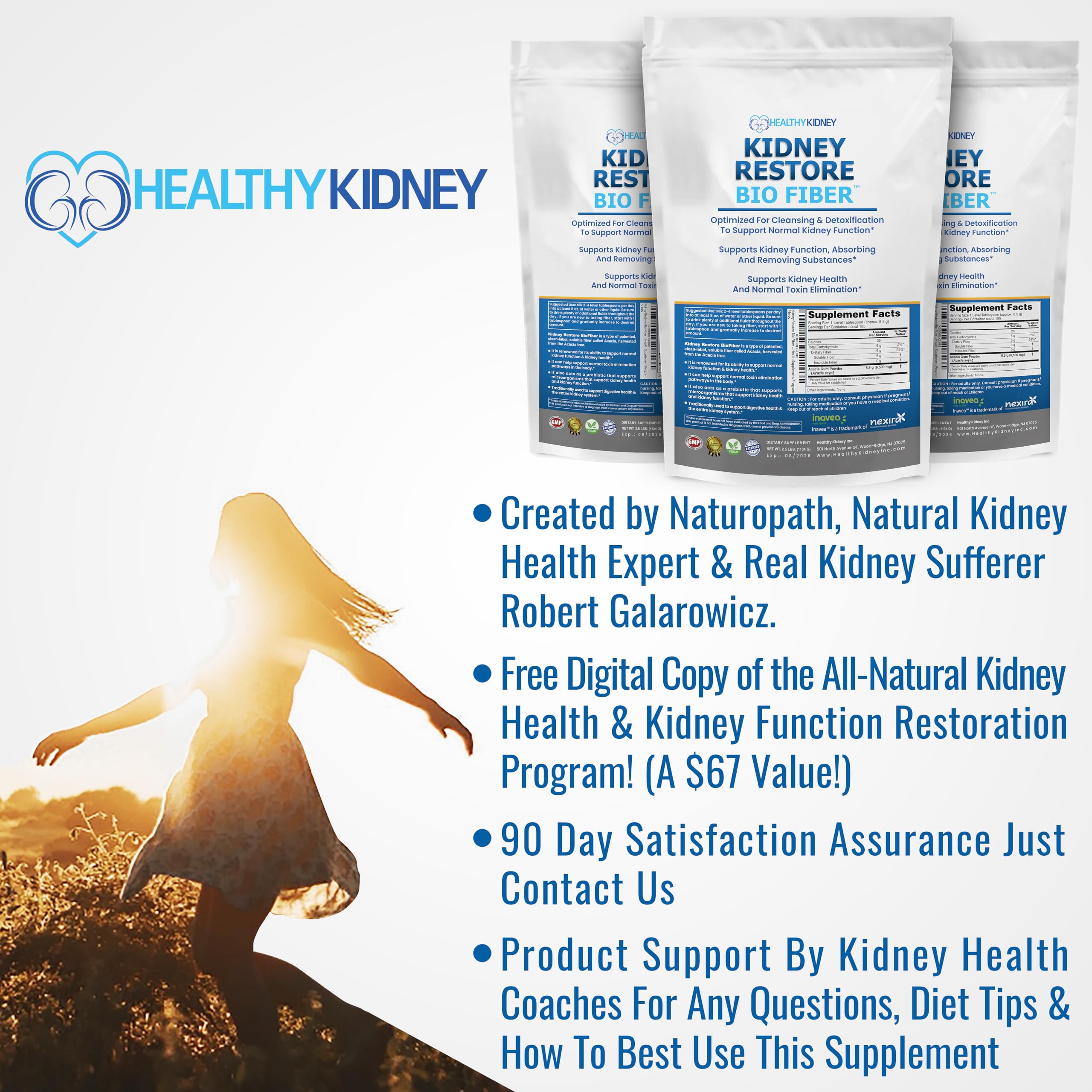 Kidney Restore cucharilla medidora para dosificación y control de raciones