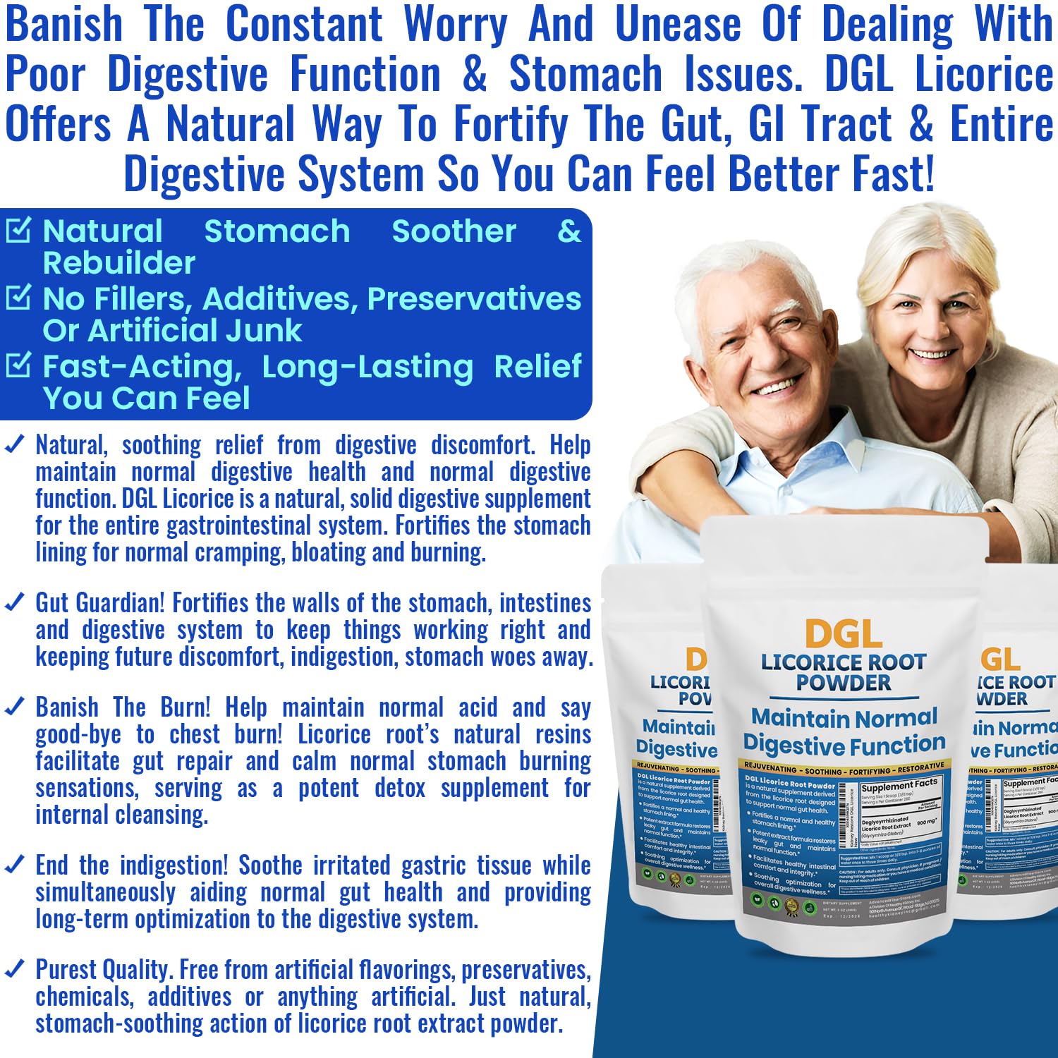 Kidney Restore polvo disuelto en vaso listo para beber y ofrecer comodidad digestiva