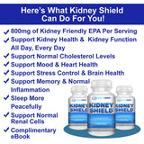 Perla de Kidney Shield con alto EPA, aceite purificado para nutrición.