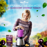 KIKI Green producto en escena lifestyle junto a frutas y taza, inspira uso en recetas