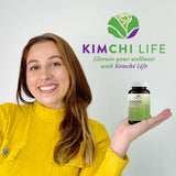 Kimchi Life antes y después estilo de vida mostrando potencial mejora en energía