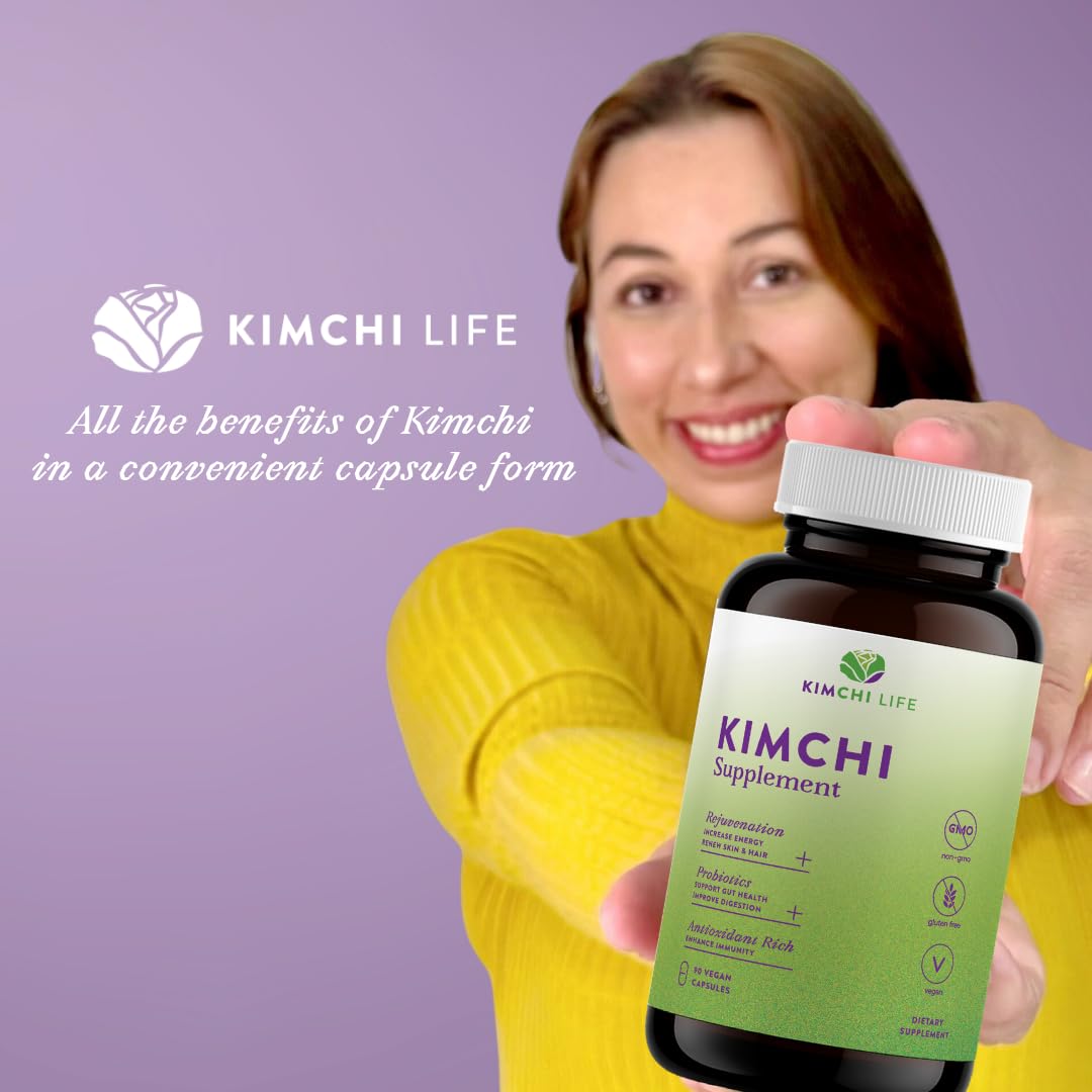 Kimchi Life frascos juntos para comparar tamaño y cantidad por envase
