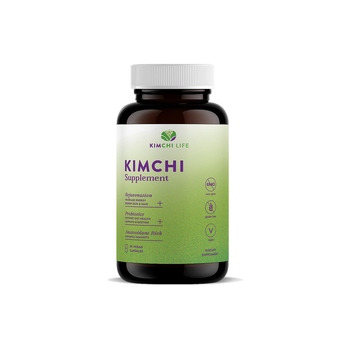 Kimchi Life vista frontal del envase mostrando presentación clara y natural