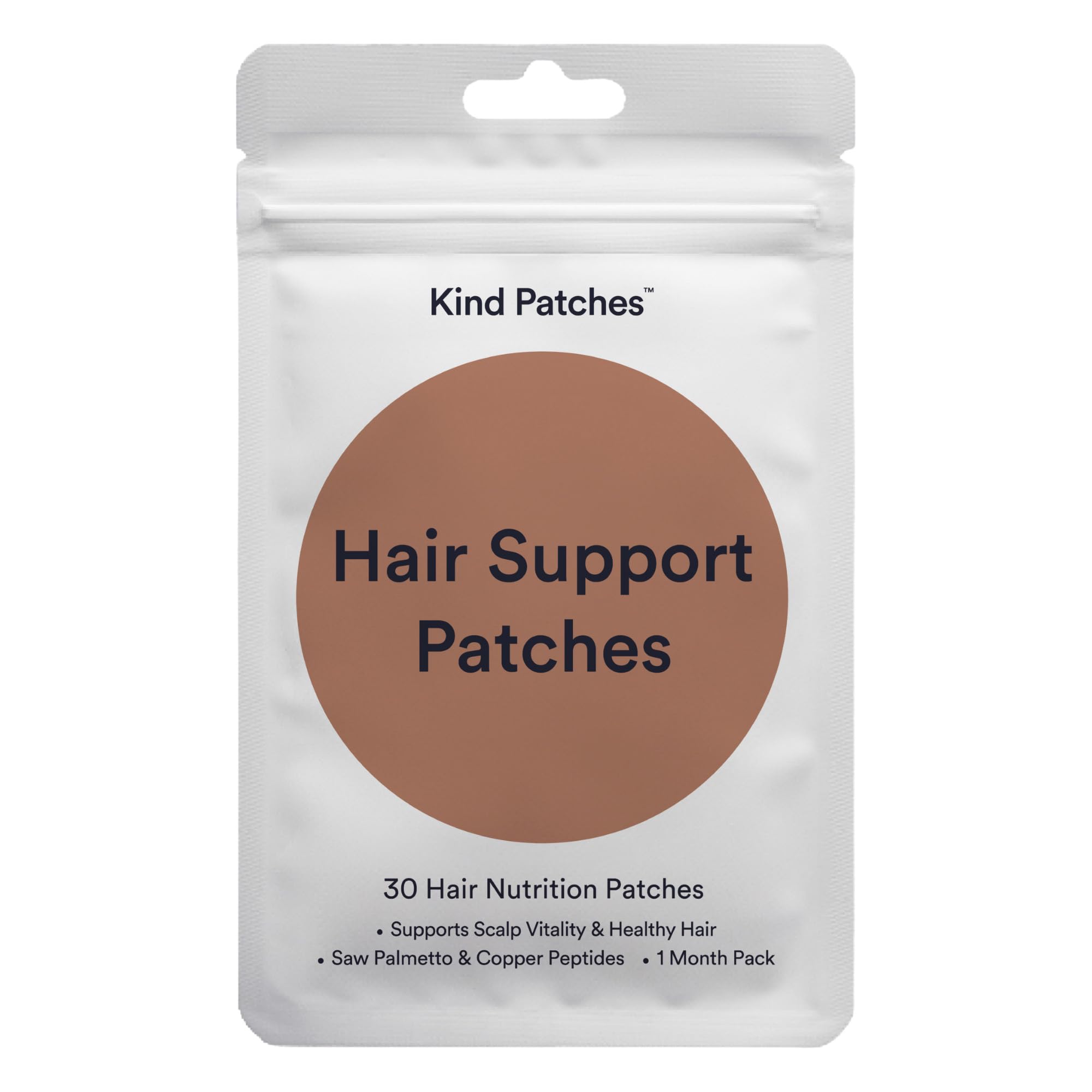 Kind Patches empaque frontal mostrando 30 parches y etiqueta clara
