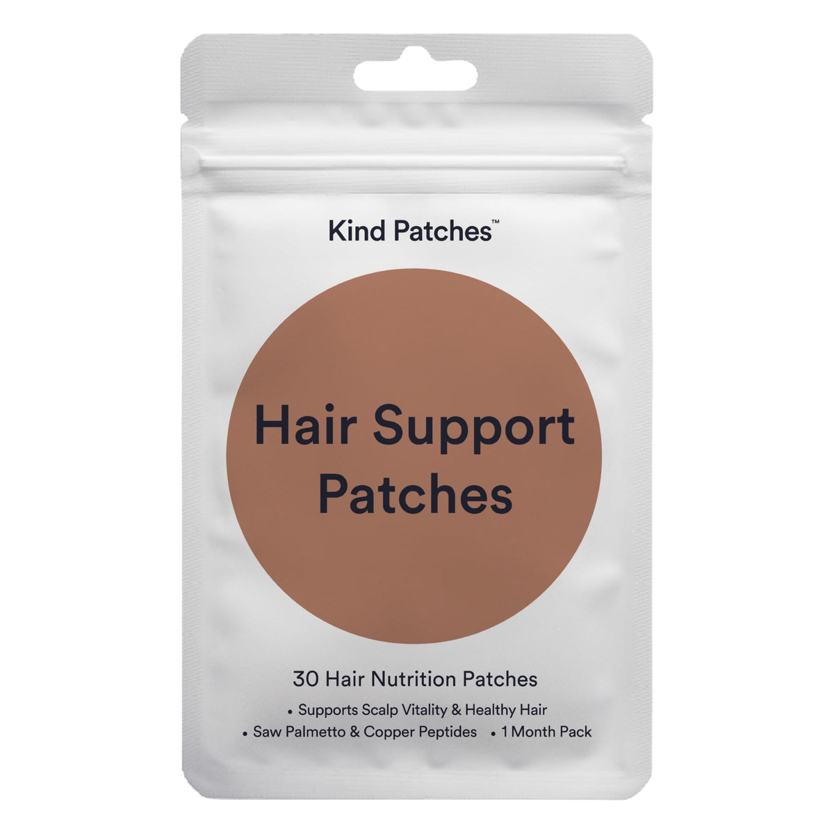 Kind Patches empaque frontal mostrando 30 parches y etiqueta clara