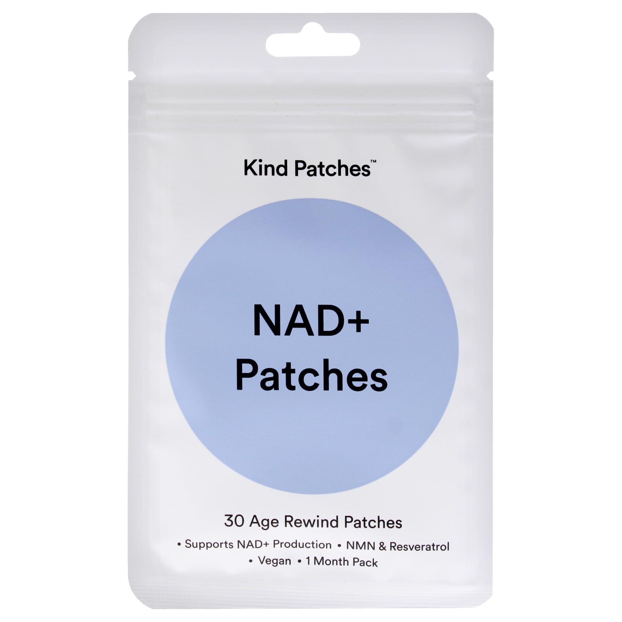 Kind Patches envase frontal mostrando 30 parches y uso práctico